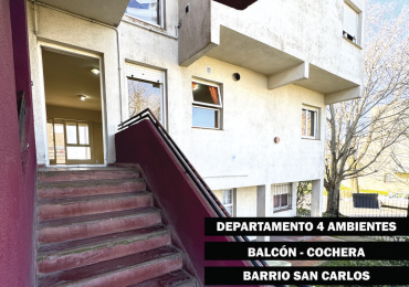 DEPARTAMENTO 4 AMBIENTES CON COCHERA 